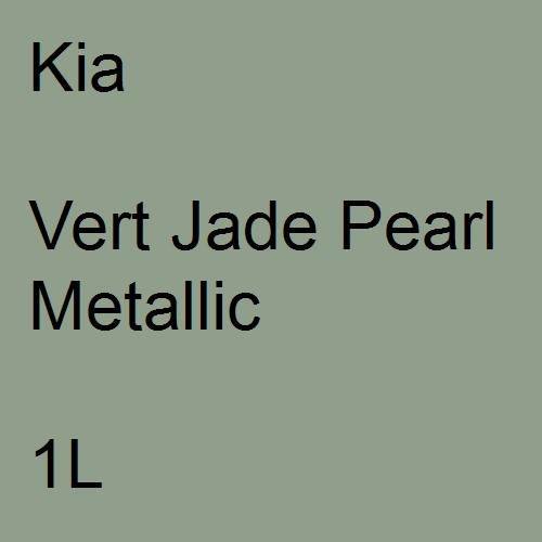 Kia, Vert Jade Pearl Metallic, 1L.